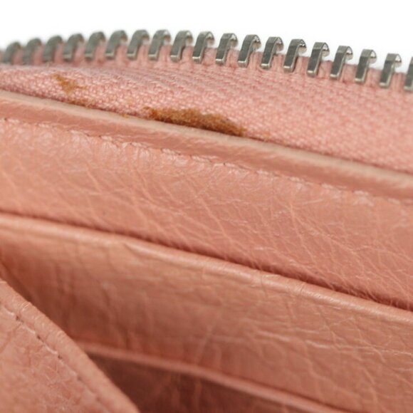 BALENCIAGA Beige Leather Wallet - Picture 9 of 9